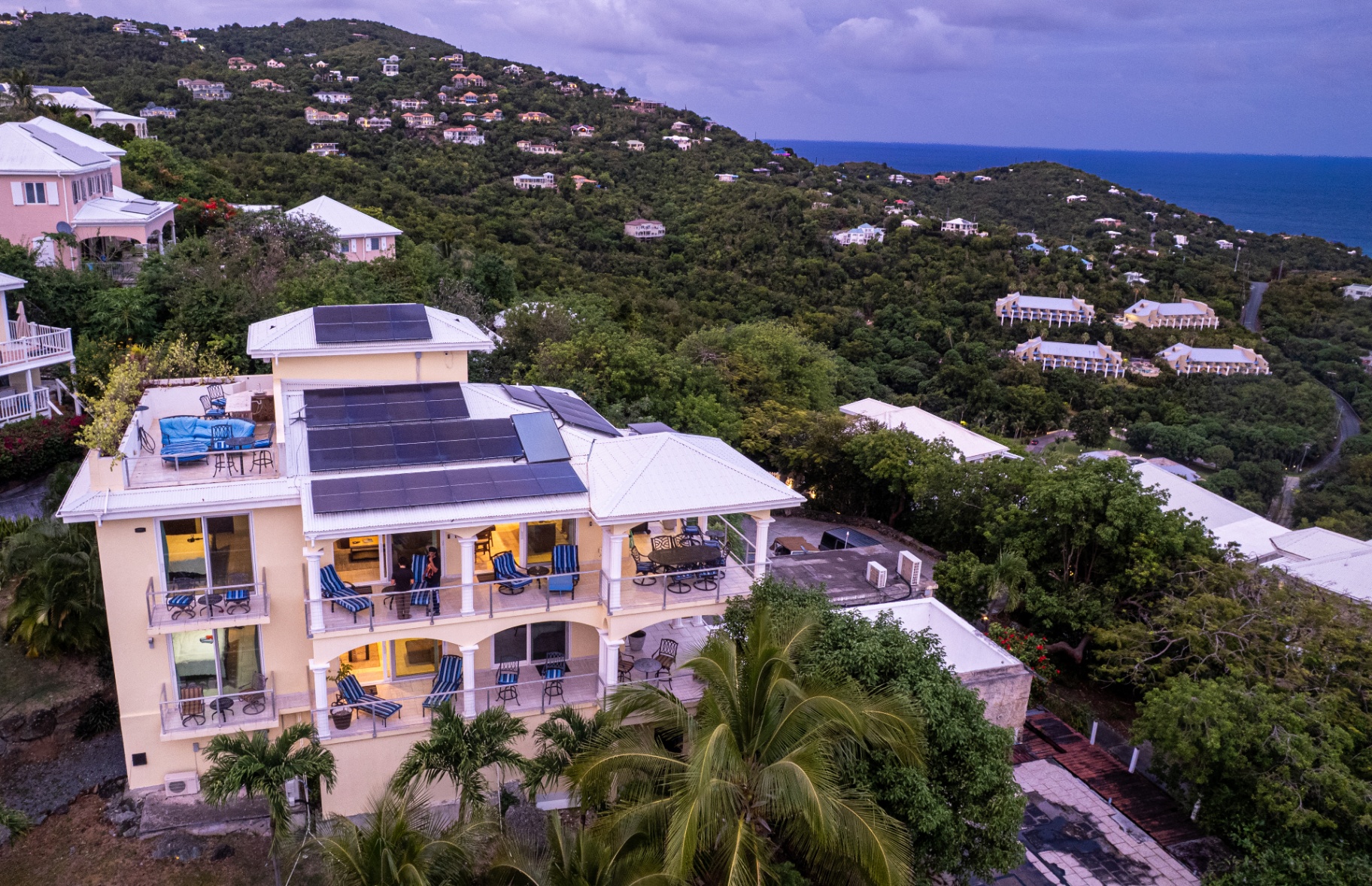 Sunset Villa view